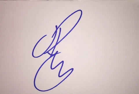 JOE PERRY SIGNED 6X4 WHITE CARD SNOOKER AUTOGRAPH 100% GENUINE Cover