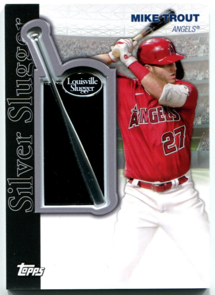 2022 Topps Series 2 Mike Trout Silver Slugger Award Winners Patch Angels - Image 1 of 1