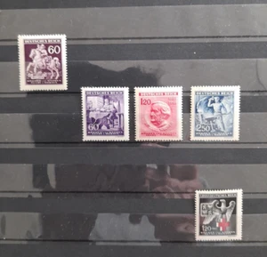 Böhmen und Mähren - Lot 3 aus 1943 mit Mi. 113, 128 - 130, 132 - postfrisch - Bild 1 von 1