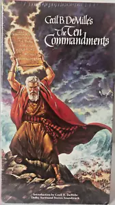 The Ten Commandments VHS 1998 2-Tape Set Widescreen NEW SEALED Charlton Heston - Imagen 1 de 3