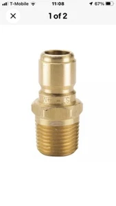 PARKER BST-N1M Quick Connect,Plug,1/8",1/8"-27 31A977 - Picture 1 of 2