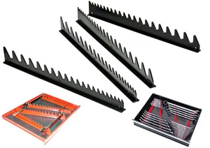 Wrench Organizer Tray Rail Storage Rack Sorter Socket Holder Set of 40 Tools New - Picture 1 of 3