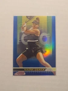 Tenis Naomi Osaka #170 Topps cromado 2024 refractor azul paralelo 197/250 - Imagen 1 de 2