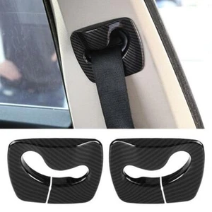 BMW 5 Series F10 (2011-2016) Carbon Fibre Effect seat belt retaining cover - Picture 1 of 3