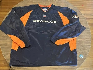 Denver Broncos NFL Football XL Blue Lightweight Pullover Jacket - Picture 1 of 8