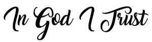 In God I Trust Vinyl Decal, Bumper Sticker, Christian, Car, Window, Outdoor, ect - Picture 1 of 5