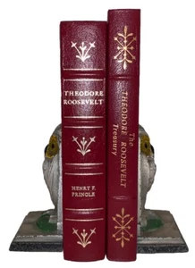 2 EASTON PRESS BOOKS, PRESIDENT THEODORE ROOSEVELT, PRINGLE & TREASURY, NR - Picture 1 of 11