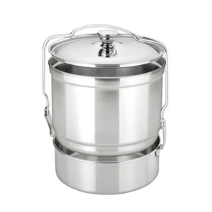 Indoor Kitchen Countertop 18-8 Stainless Steel Compost Bin Food Waste Bin 4.5L - Picture 1 of 3