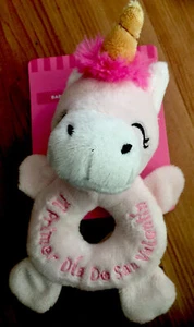 Süßes Baby Rassel Einhorn Alter 0 - 18 Monate NEU - Bild 1 von 1