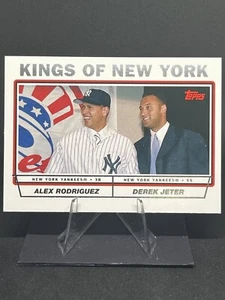KINGS OF NEW YORK 2004 Topps #693 ft Alex Rodriguez/Derek Jeter New York Yankees - Picture 1 of 2
