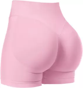 Women Workout Impact Shorts 3.6"/ 4.5"/ 6" Scrunch Butt Lifting Gym Seamless Boo - Picture 1 of 12