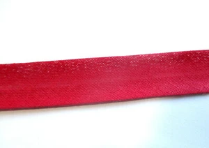 2 m Schrägband Baumwolle rot 20 mm Nähen Stricken Handarbeit - Bild 1 von 1