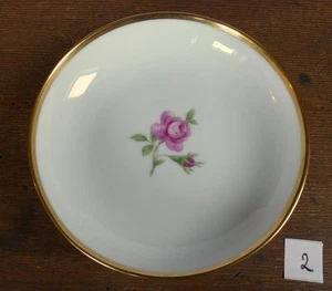 Alt Fürstenberg Rote Rose Untertasse für Tee ohne Spiegel Ø 11,2 cm, 39 - Bild 1 von 4