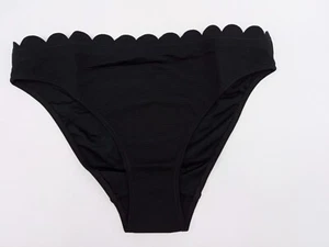 Panache Spirit Scallop Trim Briefs Black Size 10 Shaping NEW F2 - Picture 1 of 7