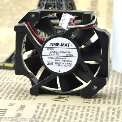 NMB 2206ML-09W-S19 Fan DC 7V 0.05A 3Pin 50*50*15mm  Case Cooling Fan - Image 1 of 3