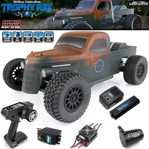 NEW Associated 70019C 1/10 Trophy Rat BL 2WD Truck RTR w/LiPo Combo FREE US SHIP - Picture 1 of 11