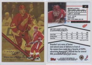 2000-01 Topps Gold Label Class 1 Gold /399 Brendan Shanahan #2 HOF