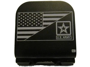 American Flag / US ARMY Laser Etched Aluminum Hat Clip Brim-it - Picture 1 of 9