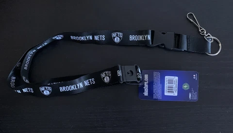 Brooklyn Nets Lanyard Black Cover
