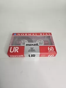Maxell Normal Bias UR 60 Minuten Audio Kassette Band IEC Typ 1 Normal NEU - Bild 1 von 3