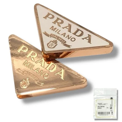 Gafas de sol PRADA PR A53V A51V A50V A50S A51S A52S blanco oro rosa logotipo genuino Foto 1 de 4