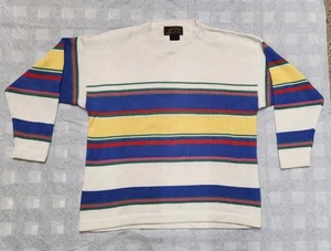 Vintage 1990s Eddie Bauer Striped Crewneck Sweater Womans Size M - Bild 1 von 7