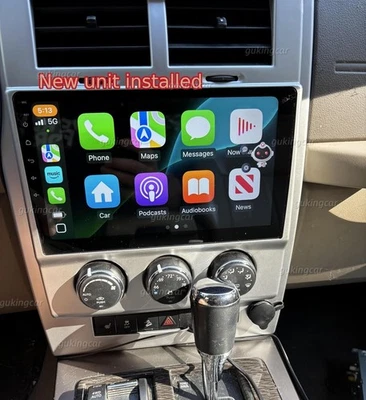 2+64G 10.1" For Jeep Liberty 2008-2012 Android15 CarPlay Car Stereo Radio +cam Foto 1 de 4