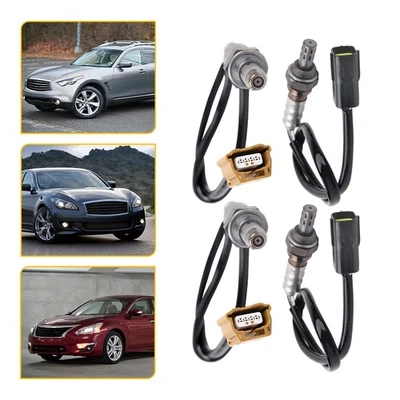 4x Sensor Upstream Downstream Oxigênio 02 Para 2011-2013 Infiniti M37 G37 3.7L V6 E - Imagem 1 de 4