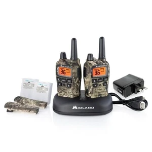 Midland T75VP3 Mossy Oak® Camo 38-Mile Walkie Talkies Brand New In Box - Picture 1 of 4
