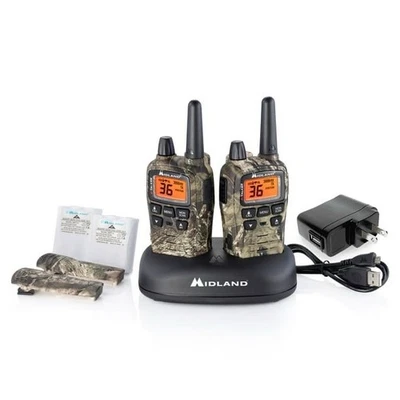 Midland T75VP3 Mossy Oak® Camo 38-Mile Walkie Talkies Brand New In Box - Image 1 of 4