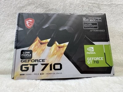 MSI NVIDIA GeForce GT 710 Graphic Card - 2 GB DDR3 SDRAM (Brand New) - Image 1 of 3