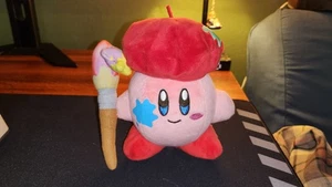 Pincel de pintura oficial de peluche Artist Kirby de 5 pulgadas San-ei Little Buddy 1460 para pintor - Imagen 1 de 7