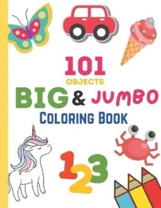 Happy Neko Printin 101 Objects Big & JUMBO Coloring Boo (Paperback) (UK IMPORT) - Picture 1 of 1