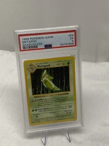 1999 Pokemon Metapod Shadowless Trading Card PSA 5 - Bild 1 von 3