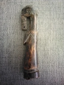 Mossi Biiga Fertility Doll Burkina Faso 22cm Tall Hand Carved - Picture 1 of 9