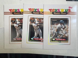 1993 Topps Stadium Club Master Photo Toys R Us Ken Griffey Jr Frank Thomas Jumbo - Bild 1 von 3