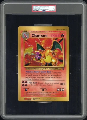 PSA 7 Charizard CoroCoro Promo JUMBO 2000 English / Japanese Pokemon Card NM - Image 1 of 2