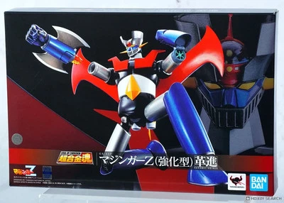 BANDAI SOUL OF CHOGOKIN GX-117 MAZINGER Z POWER UP VERSION KAKUMEI-SHINKA FIGURE - Image 1 of 4