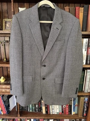 Para hombres JOS A BANK 42L Traje de Lana Chaqueta Blazer Abrigo Deportivo 2 Botones Espiga Foto 1 de 4