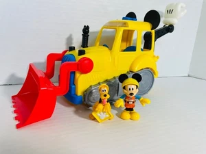 Disney Junior Mickey Mouse Bulldozer w/ Lights and Sounds - Complete and Works - Picture 1 of 7