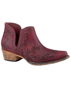 Roper Women's Ava Western Booties - Snip toe - 09-021-1567-3412 RE - Picture 1 of 12