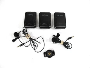 Movo WMX-1-DUO 2.4GHz Dual Wireless Lavalier Microphone System - Picture 1 of 3