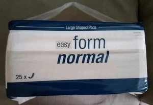 25x Large Incontinence Pads | Forma-Care Easy Form Normal 1260ml Unisex Pads - Picture 1 of 2