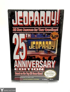 1990 Jeopardy 25th Anniversary Edition Nintendo NES Videospiel Factory Sealed - Bild 1 von 9