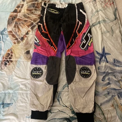 Calça Power Vintage JT Racing Tamanho 32 Anos 90 Motocross Fox Axo - Imagem 1 de 4