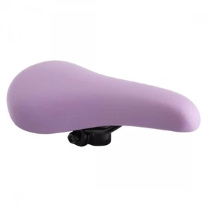 Sunlite MX Juvenile Purple Synthetic Steel Rail Bike Saddle - Padded Unisex - Picture 1 of 2