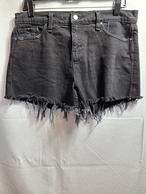 HUDSON Gemma Corto Talla 29 Negro Bigote Deshilachado Dobladillo Corte Botín Festival ¡EXCELENTE ESTADO USADO! Foto 1 de 4