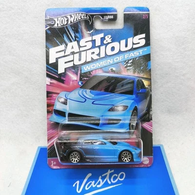 Hot Wheels Exclusive Women Of Fast & Furious Mazda RX-8 Neela Tokyo Drift HRW37 - Image 1 of 4
