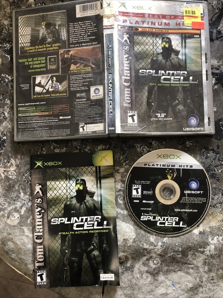Tom Clancy’s Splinter Cell Platinum Hits Xbox RBK8 - Image 1 of 1