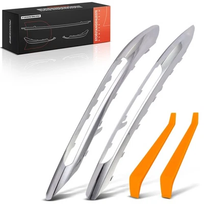 A-Premium 2x Chrome Daytime Running Light Frame for Mercedes-Benz B-Class Front - Image 1 of 4